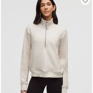 Lululemon Engineered Warmth Cable-Knit Half Zip